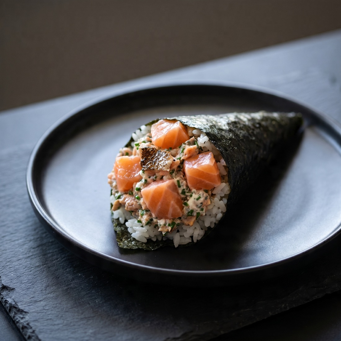 Temaki Salmão Mix com a Realce